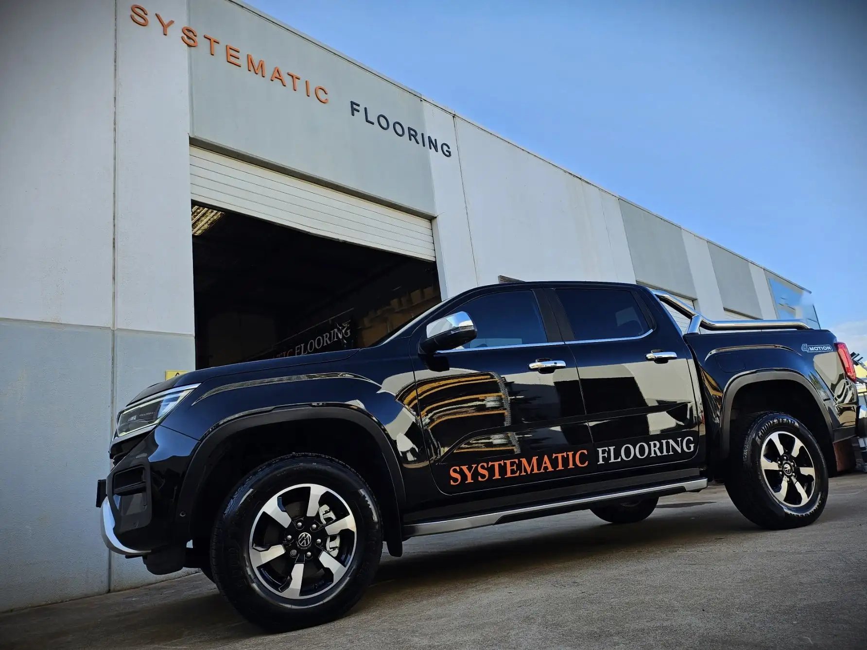 Systematic Flooring website screenshot